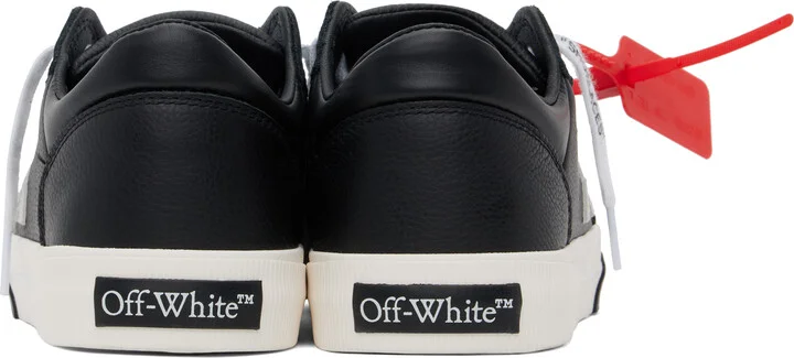 Off-White Black New Low Vulcanized Sneakers - Image 2