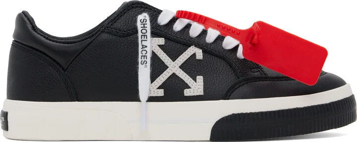 Off-White Black New Low Vulcanized Sneakers