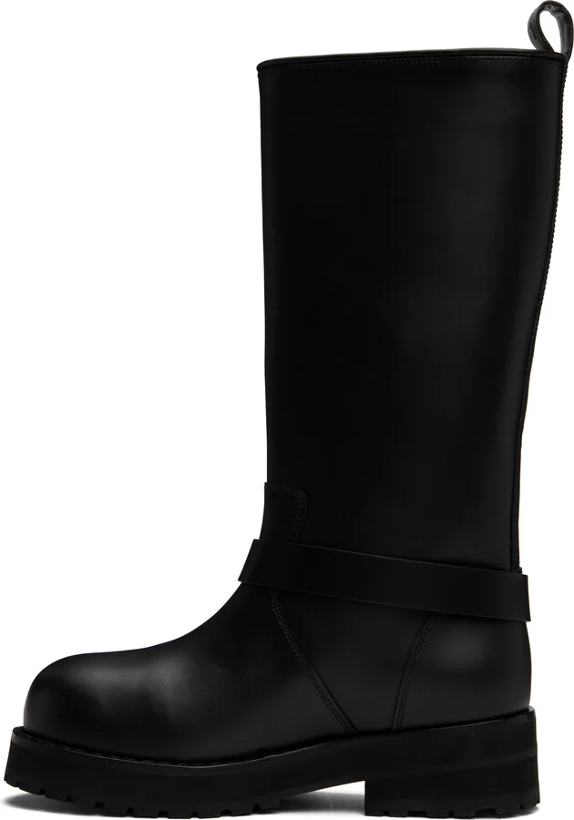 Off-White Black Off Track Boots - Image 3