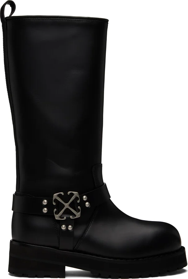 Off-White Black Off Track Boots