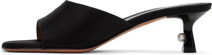 Off-White Black Pop Lollipop Mules - Image 3