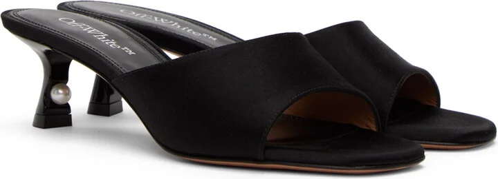 Off-White Black Pop Lollipop Mules - Image 4