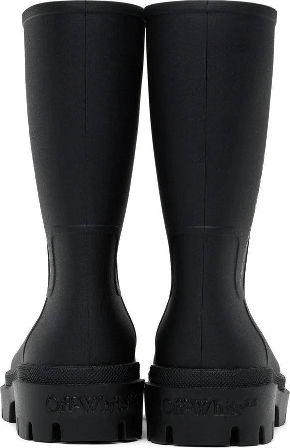 Off-White Black Reboot Rainy Days Boots - Image 2