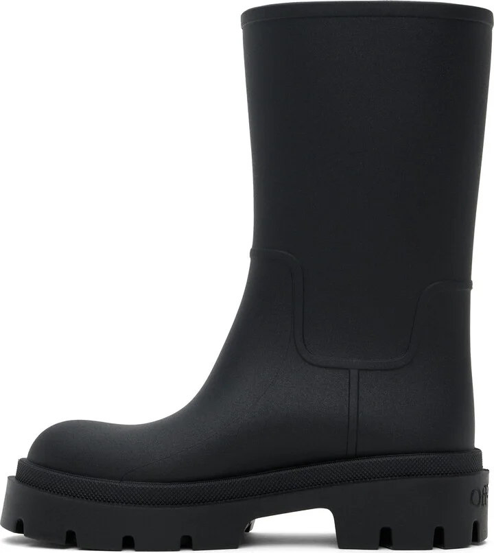 Off-White Black Reboot Rainy Days Boots - Image 3