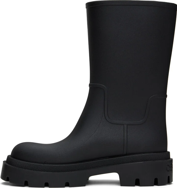Off-White Black Reboot 'Rainy Days' Chelsea Boots - Image 3