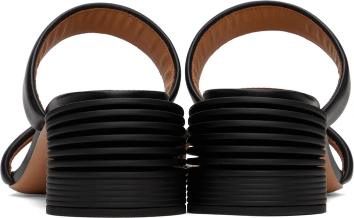 Off-White Black Spring Heeled Sandals - Image 2