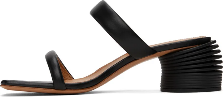Off-White Black Spring Heeled Sandals - Image 3