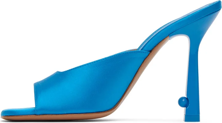 Off-White Blue Pop Lollipop Mules - Image 3