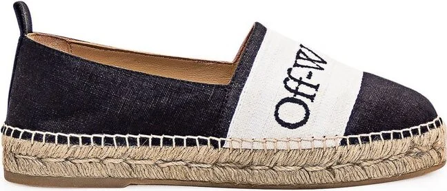 Off-White Bookish Round Toe Slip-On Espadrillas