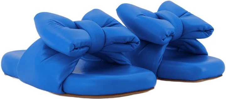 Off-White Bow Padded Slides - Image 2