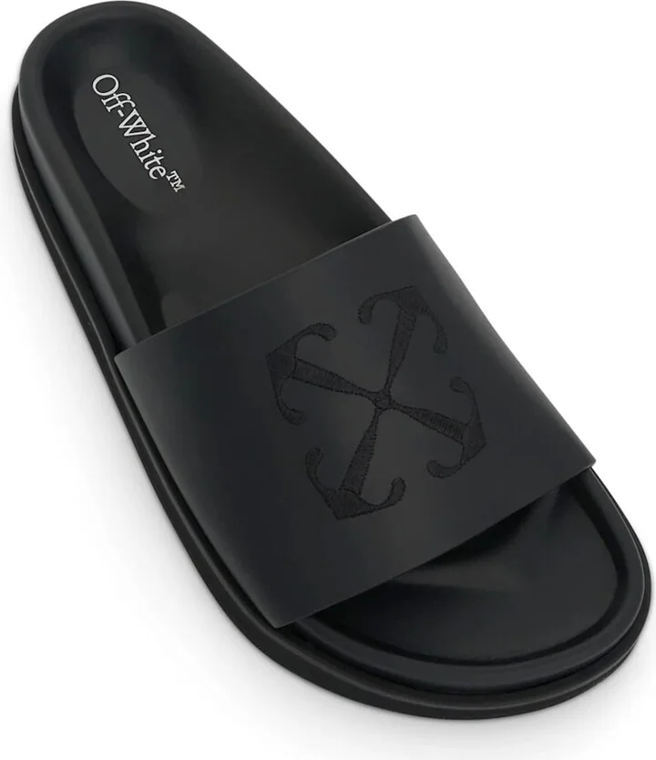 Off White Cloud Arrow Slippers - Image 4