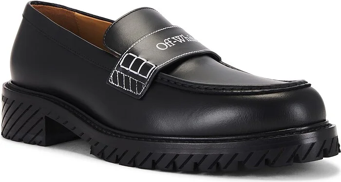 OFF-WHITE Combat Loafer in Black - Image 2