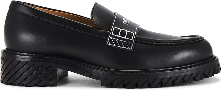 OFF-WHITE Combat Loafer in Black