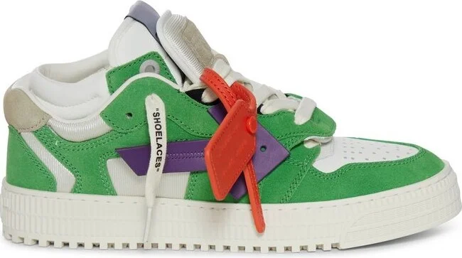 Off-White Floating Arrow Lace-Up Sneakers