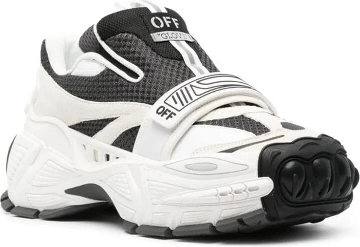 Off-White Glove Sneakers With Inserts - Image 2