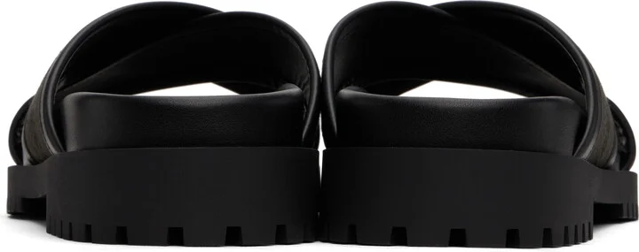 Off-White Khaki & Black Chicago Crisscross Sandals - Image 2