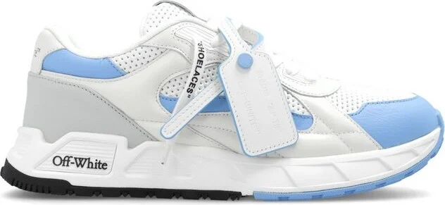 Off-White Kick Off Round Toe Lace-Up Sneakers