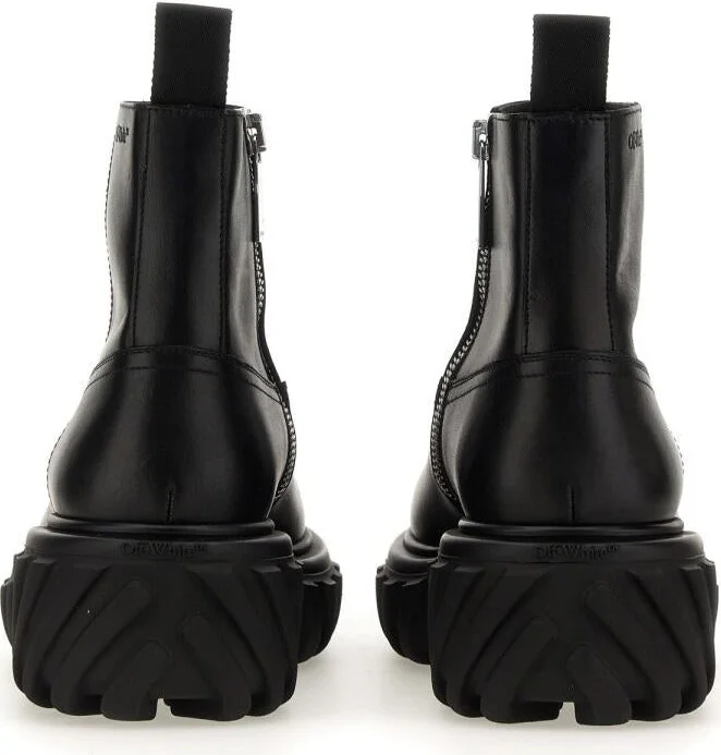 Off-White Leather Boot - Image 3