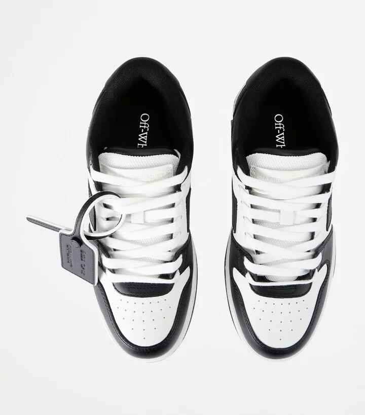 Off-White Leather Out of Office Sneakers - Image 5