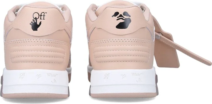 Off-White Leather Out Of Office Sneakers - Image 2