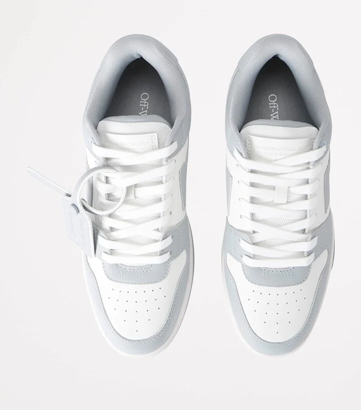 Off-White Leather Out of Office Sneakers - Image 4