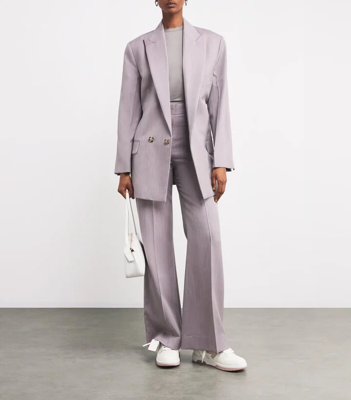 Off-White Leather Out of Office Sneakers - Image 2