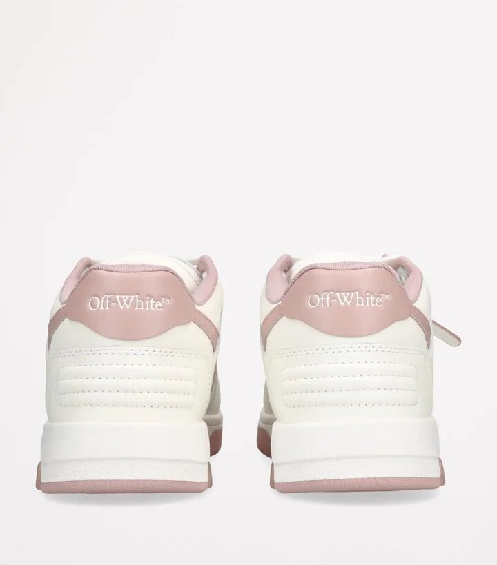 Off-White Leather Out of Office Sneakers - Image 3
