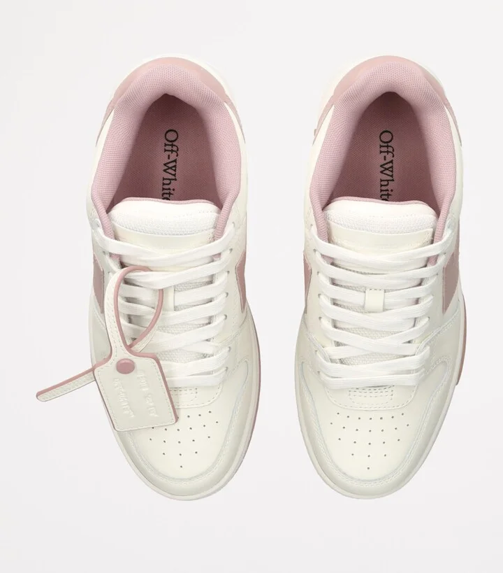 Off-White Leather Out of Office Sneakers - Image 6