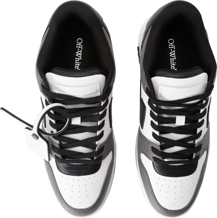 Off-White Leather Out of Office Sneakers - Image 4