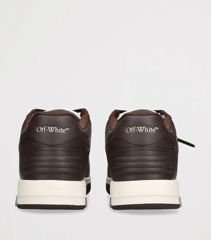 Off-White Leather Out of Office Sneakers - Image 2