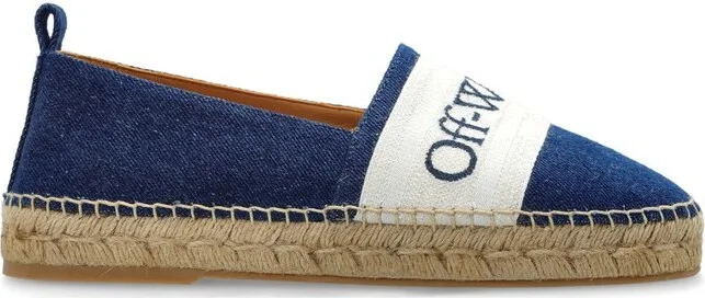 Off-White Logo Detailed Slip-On Espadrilles