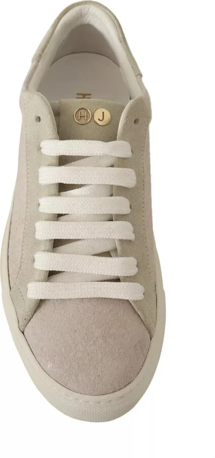 Off White Low Top Lace Up Sneakers Women's Shoes (Pre-Owned) - Image 2