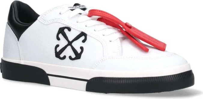 Off-White Low Vulcanized Canvas Sneakers - Image 2