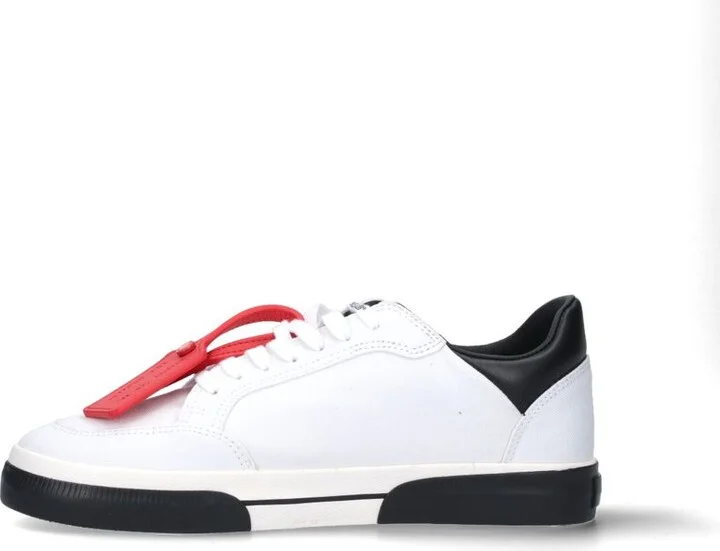 Off-White Low Vulcanized Canvas Sneakers - Image 3