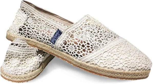 Off White Macramè Espadrillas - Image 2