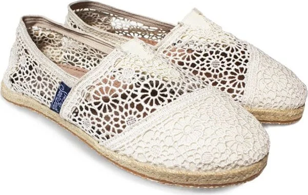 Off White Macramè Espadrillas