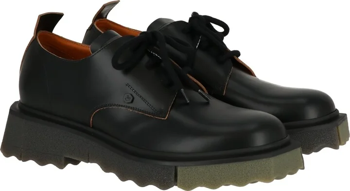 Off White Mens Black/Khaki Dress Shoe