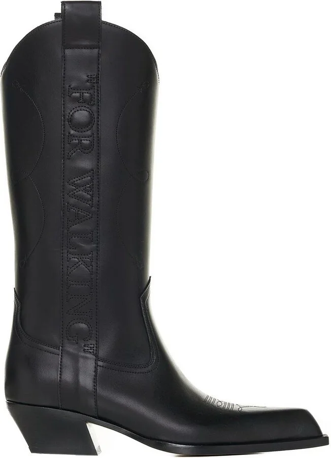 Off-White Meteor Cowboy Pointed Toe Boots