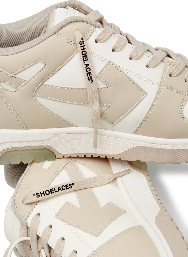 Off-white Out Of Office Leather Sneakers - Image 8