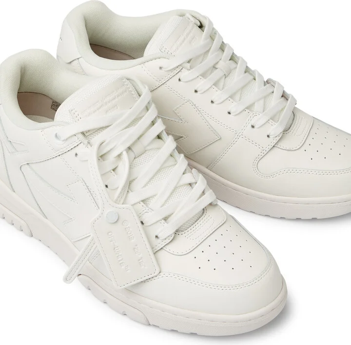 Off-white Out Of Office Leather Sneakers - Image 11