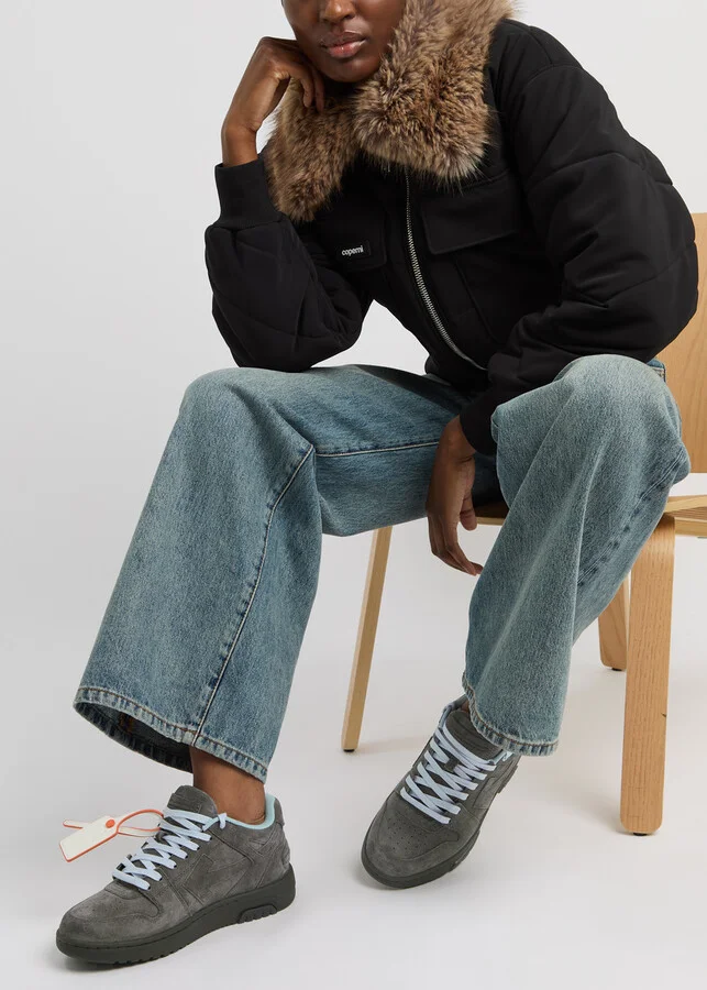 Off-white Out Of Office Leather Sneakers - Image 9