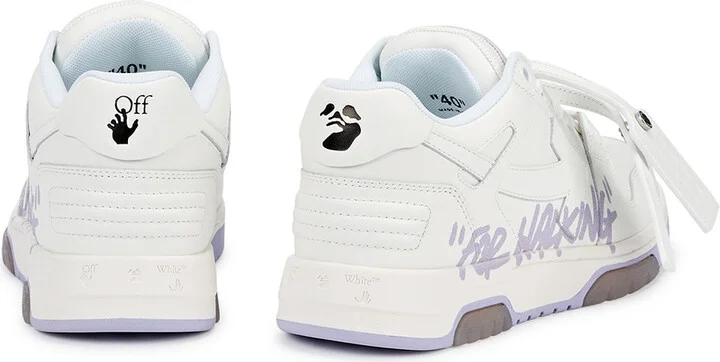 Off-white Out of Office Leather Sneakers - Image 3