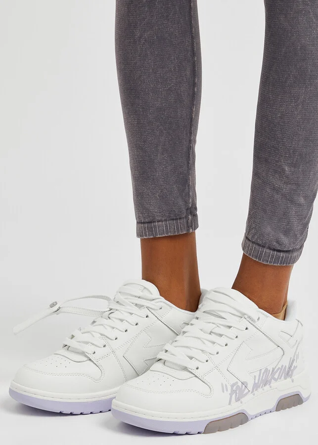 Off-white Out of Office Leather Sneakers - Image 5