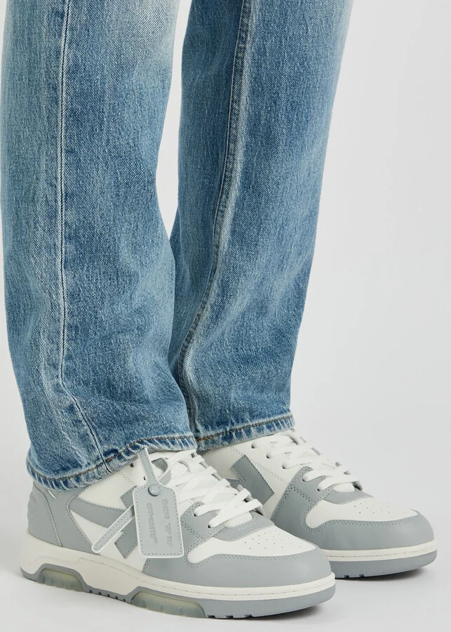 Off-white Out Of Office Leather Sneakers - Image 5