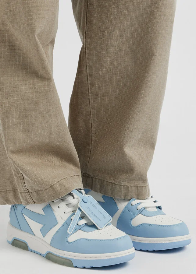 Off-white Out Of Office Leather Sneakers - Image 9