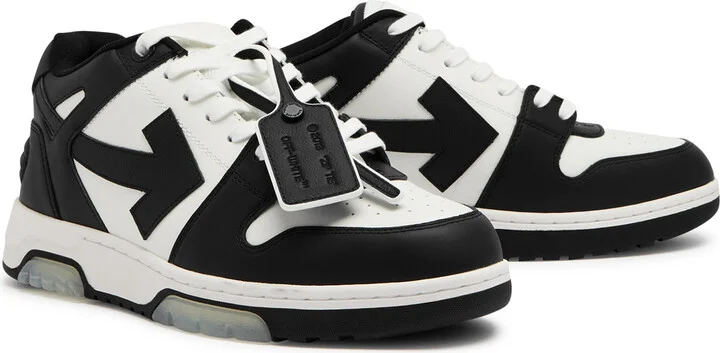 Off-white Out Of Office Leather Sneakers - Image 10