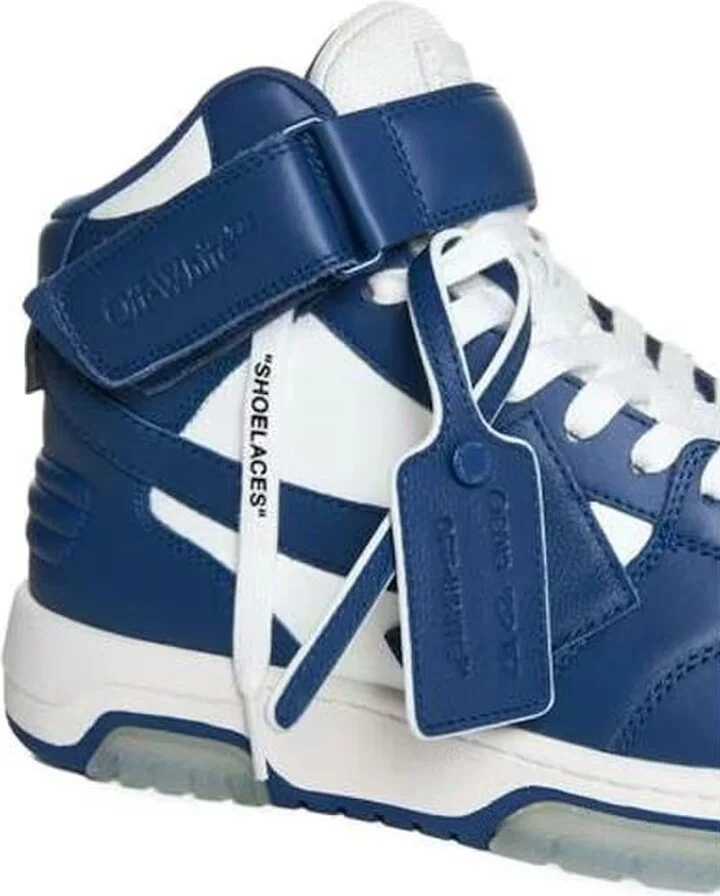 Off White Out Of Office Mid Top Sneakers - Image 5