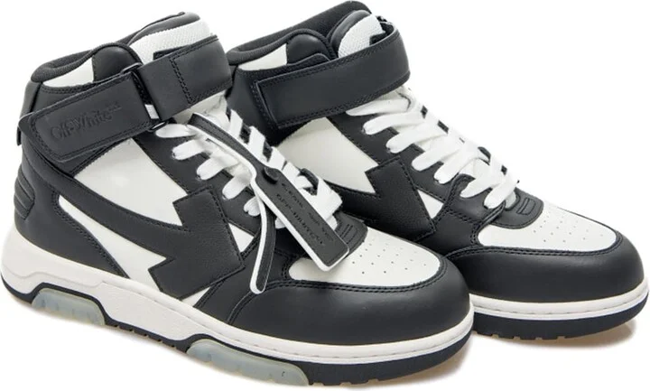 Off White Out Of Office Mid Top Sneakers - Image 2