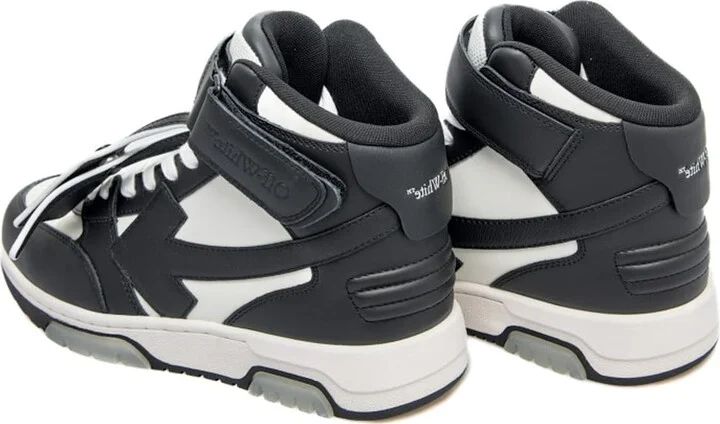 Off White Out Of Office Mid Top Sneakers - Image 3