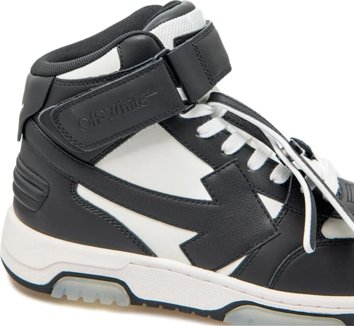 Off White Out Of Office Mid Top Sneakers - Image 4